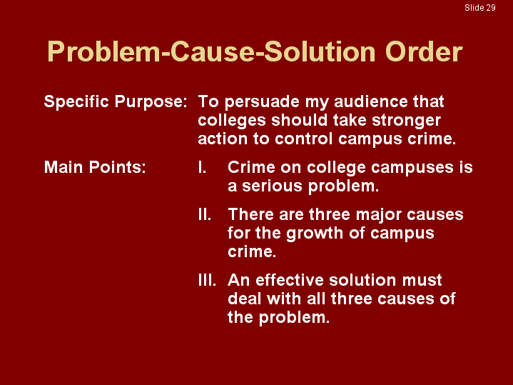 problem-cause-solution-order